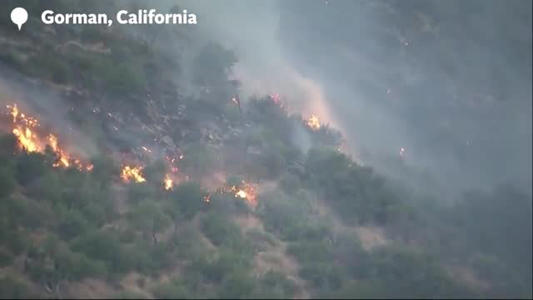 Raging California wildfire prompts evacuations in Los Angeles County<br><br>