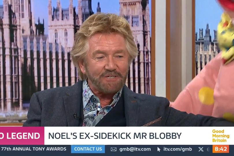 gmb's susanna reid forced to apologise as noel edmonds swears and a guest crashes set