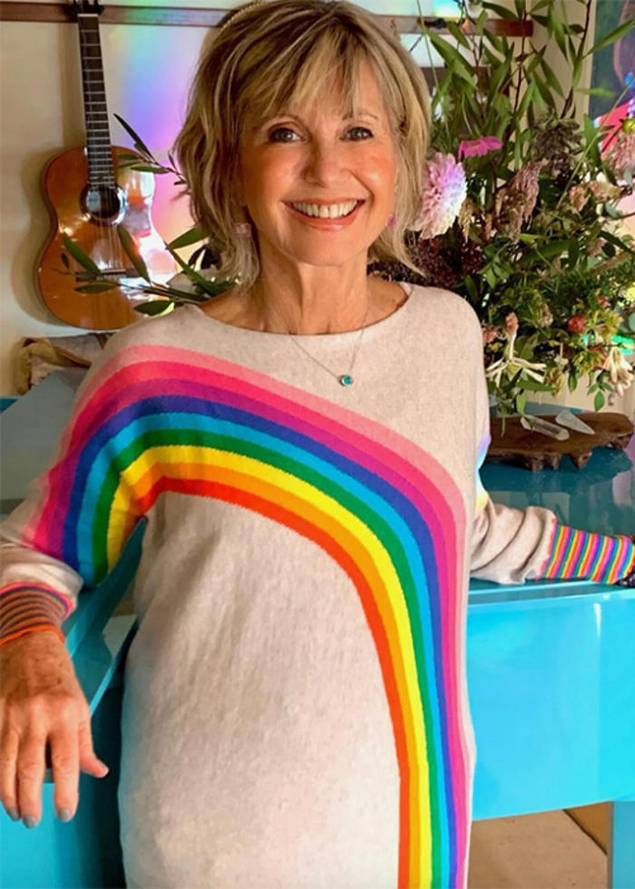 olivia newton-john's social media hit with anti-lgbtq comments after innocent photo
