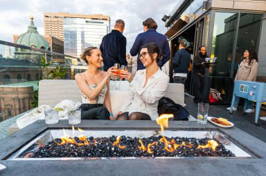 Assembly Rooftop Lounge now offers a sky-high summer brunch experience