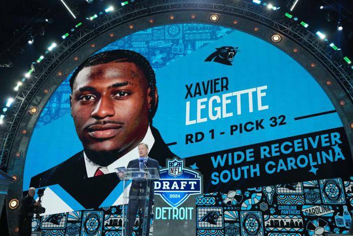 newest carolina panther wr xavier legette could soon be bryce young’s number one option