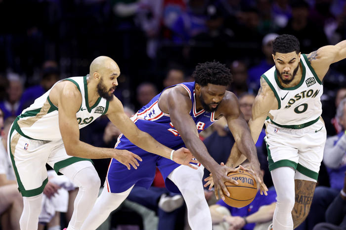 joel embiid says celtics won't be dynasty: 'the whole east was hurt this year'