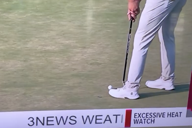u.s. open 2024: local news station punches in weather update at the worst possible time, literally cutting off the final putt