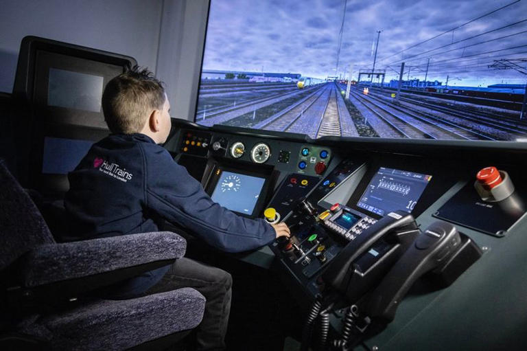 Train driver of the future - Tyler Grannon, of Hull
