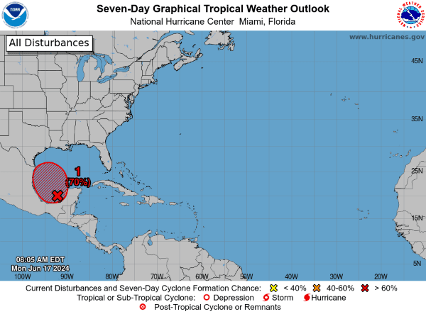 nace onda tropical en campeche, se convertiría en tormenta tropical alberto