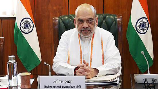 amit shah holds high-level meeting on security situation in manipur