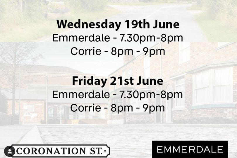 corrie and emmerdale take over itv with two-hour soap marathons this week - but fans still object