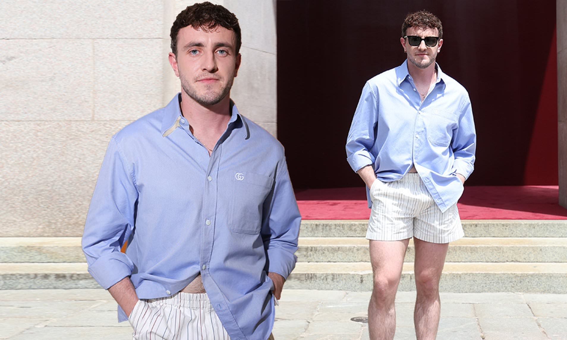 Paul Mescal Sends Fans Wild With His VERY Short-shorts As Irish Star ...