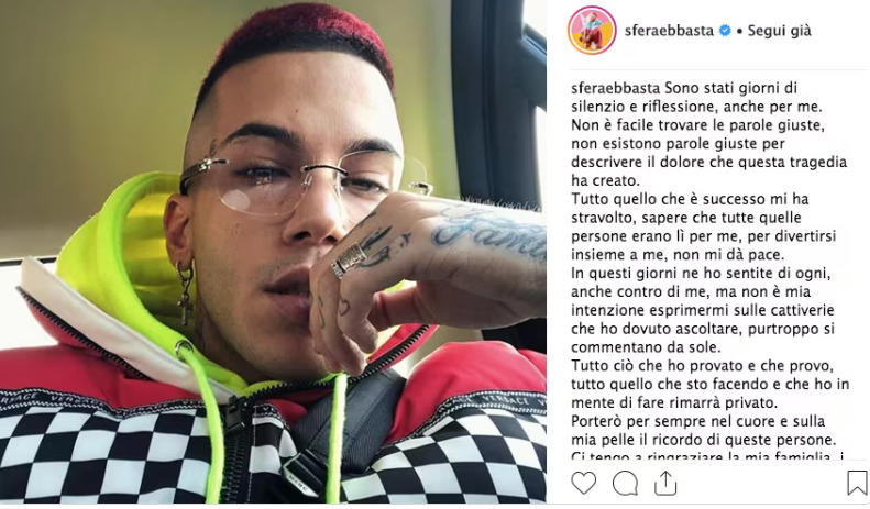 strage discoteca corinaldo, 5 minorenni e una mamma morti: il concerto di sfera ebbasta e lo spray nel locale, cosa successe