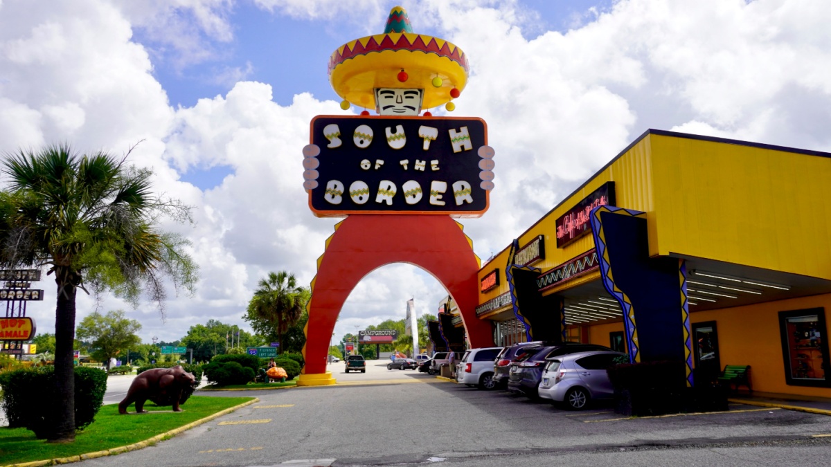 <p>The souvenir shirts and hats you see people wearing might make you think this place is something special. It’s not. It’s really a glorified rest stop with a Mexican theme and tacky souvenirs just below the North Carolina border.</p>