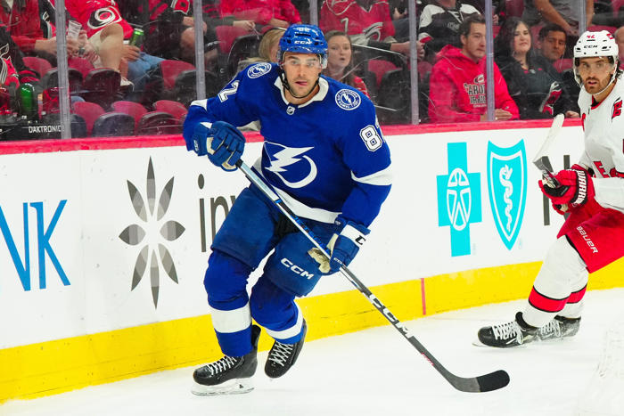 lightning re-sign former second-round pick to two-way deal