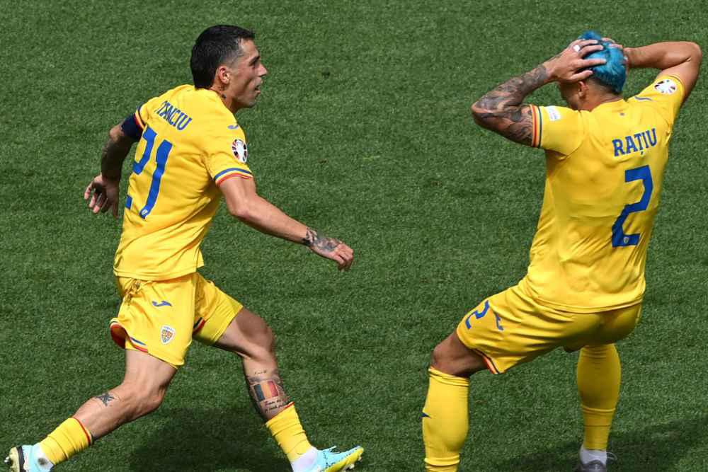 hasil rumania vs ukraina babak pertama: tim biru-kuning dibungkam 1-0