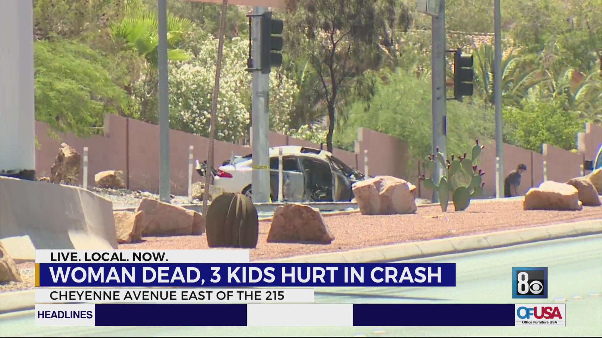 Woman Dead, 3 Juveniles Hospitalized After Crash In Northwest Las Vegas ...