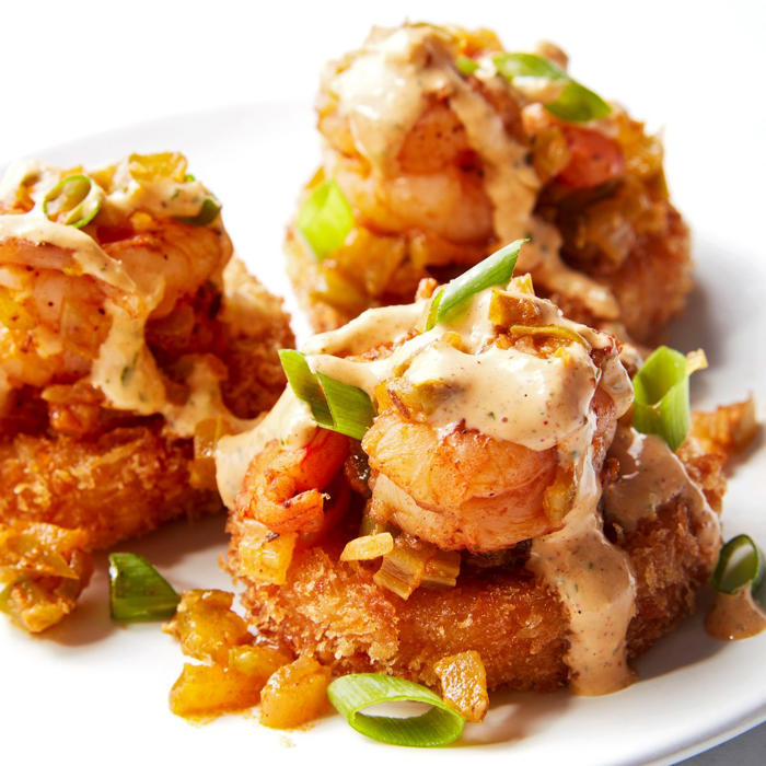 cheesy shrimp & grit bites are your favorite southern meal—bite-sized