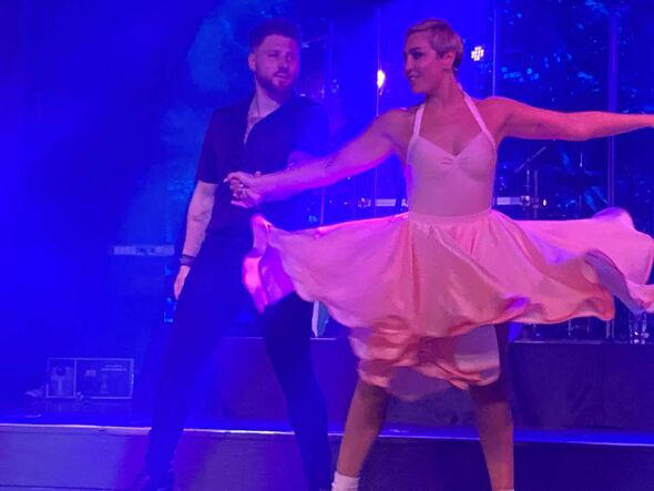 bbc strictly come dancing's amy dowden 'falls ill' as tearful star leaves stage