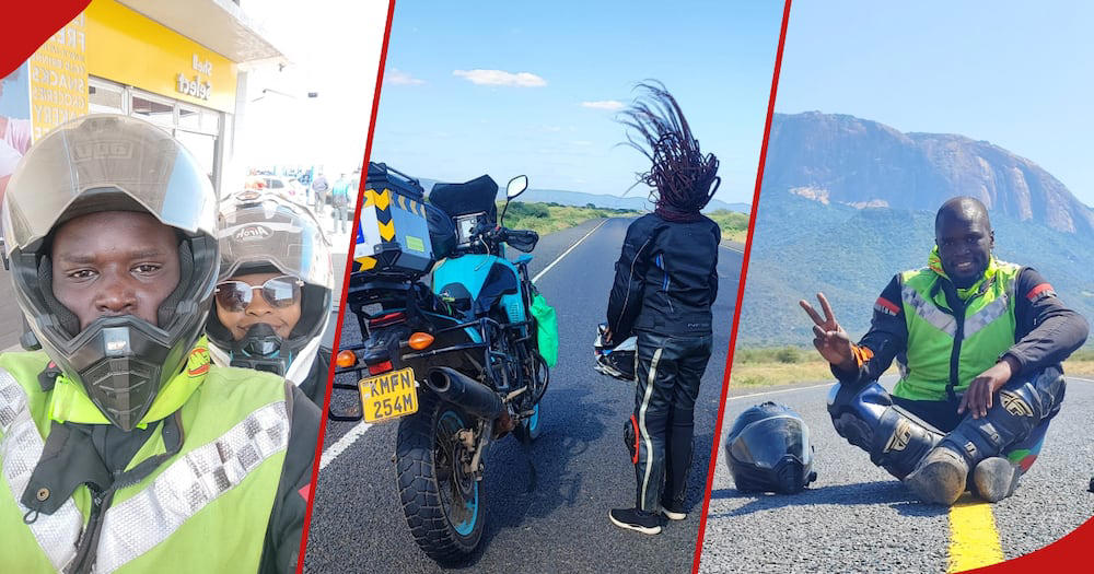 romantic man takes lover on thrilling motorbike adventure to ethiopia