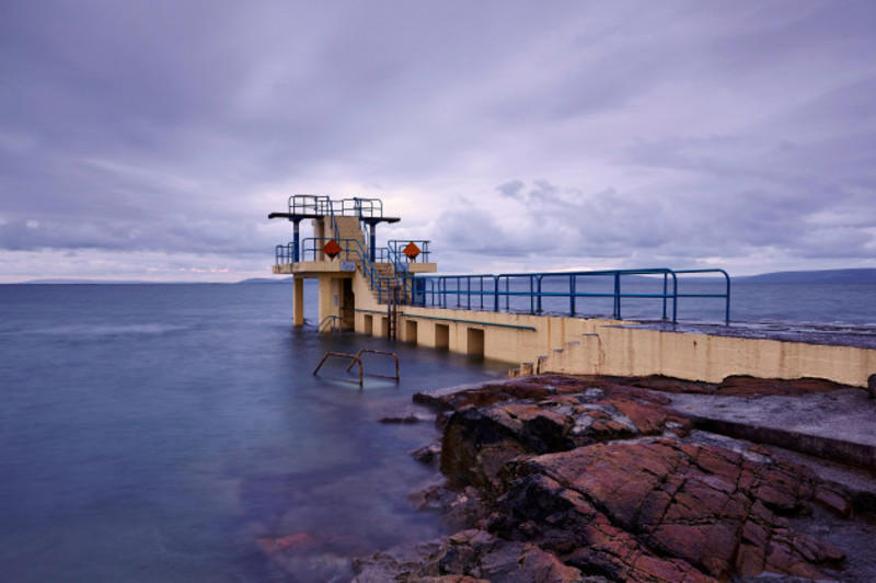 ‘normal service resumes’ after barriers mistakenly erected at galway diving tower are removed