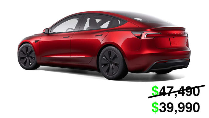 tesla model 3 long range appears to be eligible for the $7,500 tax credit