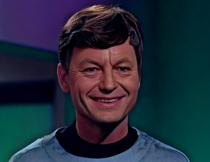 <p>De Forest Kelley played Dr. Leonard McCoy, or "Bones"—a character that often functioned Captain Kirk's conscience. But ironically, <strong>Kelley's career began with him playing villainous characters</strong> on television and in Westerns.</p>