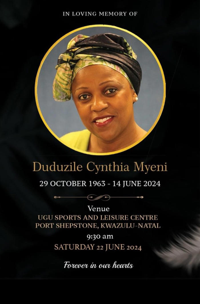 tributes continue to pour for dudu myeni who will be laid to rest on saturday