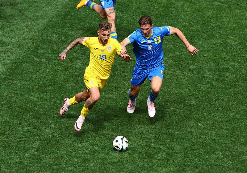 soccer-iordanescu hails romania's 'generation of soul' after ukraine win
