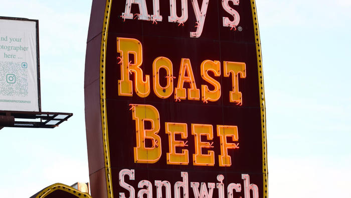 hollywood gives a final goodbye to the iconic cowboy hat sign arby’s