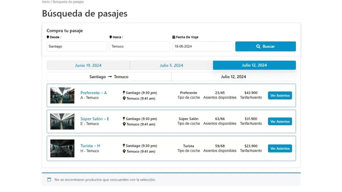 tren nocturno santiago – temuco: revisa cuáles son los precios de los viajes en junio y julio