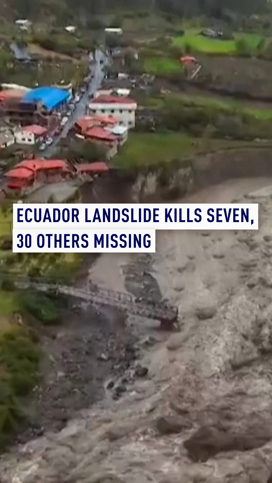 Heavy Rains Trigger Ecuador Landslide, Killing Seven