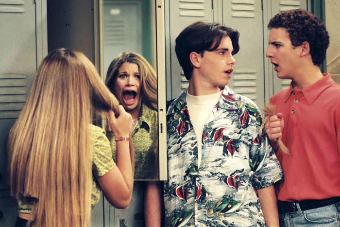 danielle fishel remembers cutting her own hair on an episode of “boy meets world”: 'i was thrilled'