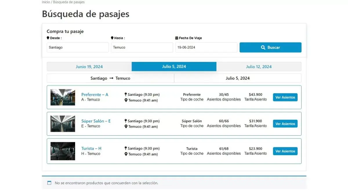 tren nocturno santiago – temuco: revisa cuáles son los precios de los viajes en junio y julio