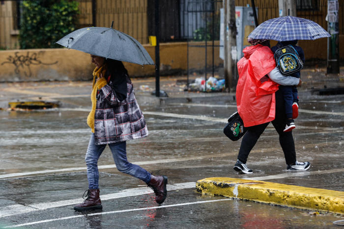 lluvia en la región metropolitana: cuándo será el peak de precipitaciones en santiago, según meteorología