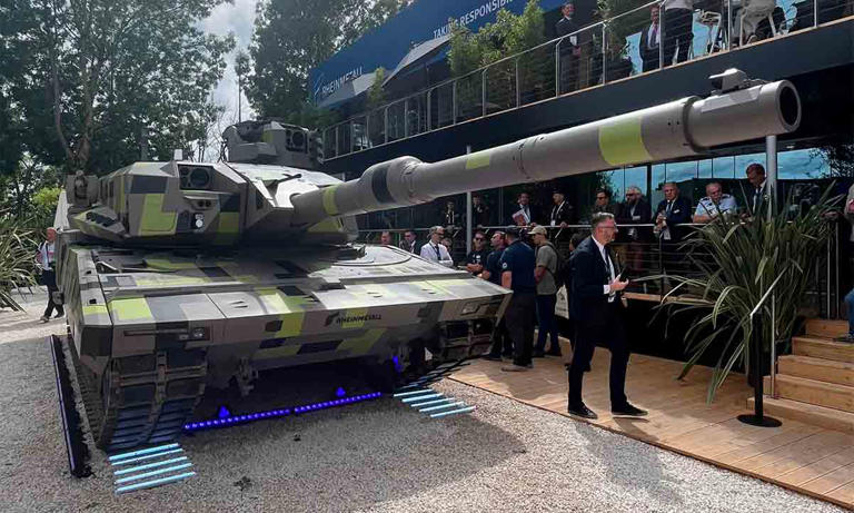 Video: Rheinmetall presents the KF51-U tank with a new weapon system