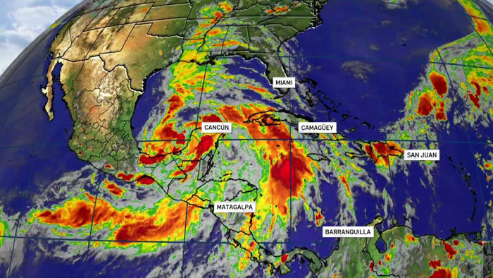 se forma potencial ciclón tropical uno sobre el golfo de méxico