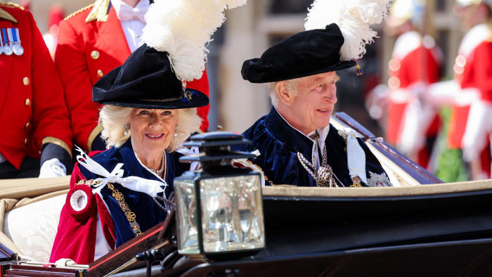 king and queen lead order of garter celebration ahead of busy period for royals
