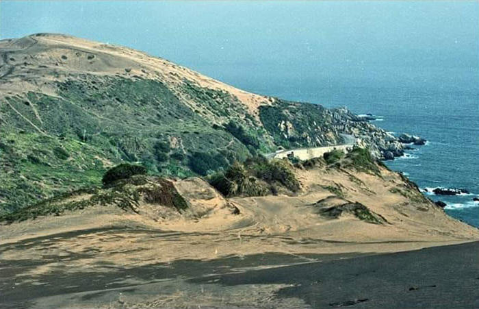 increíble comparación de fotos muestran cómo eran las dunas de concón antes de edificios y los socavones