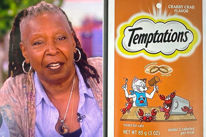 whoopi goldberg ate cat treats at 2 a.m. thinking they were pretzels: ‘i was not high’