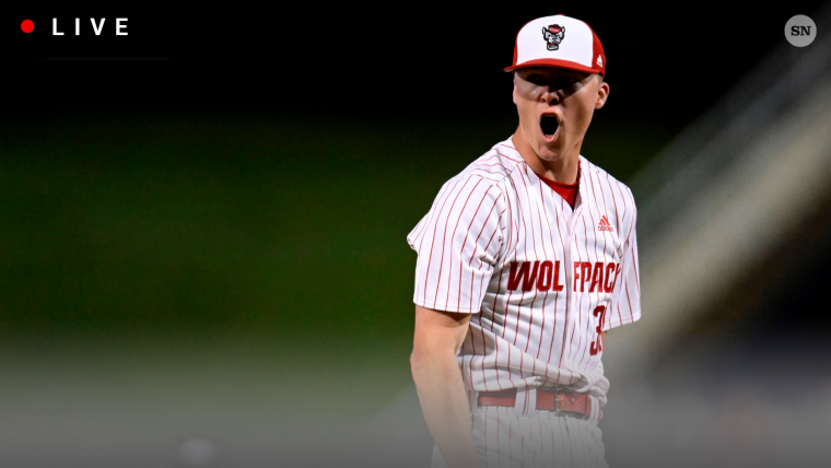 florida vs. nc state baseball live score, updates, highlights from 2024 college world series knockout game