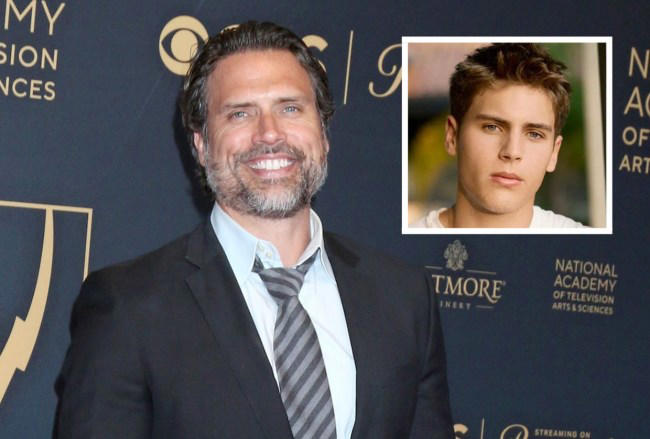 y&r vet joshua morrow's real-life son to take over b&b role of [spoiler]