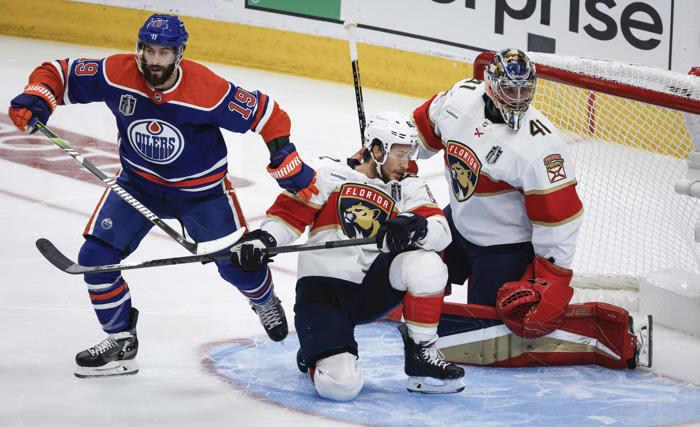 panthers ready for their 2nd chance at clinching cup, while oilers seeking to force game 6