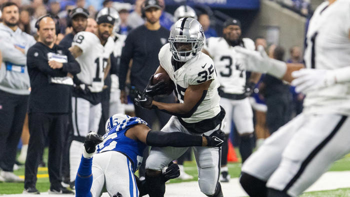 raiders offense 2024: running backs competition is healthy