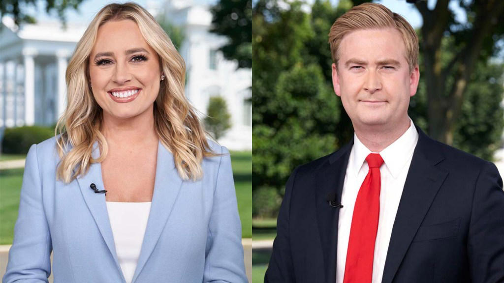 fox news promotes white house correspondents peter doocy and jacqui heinrich