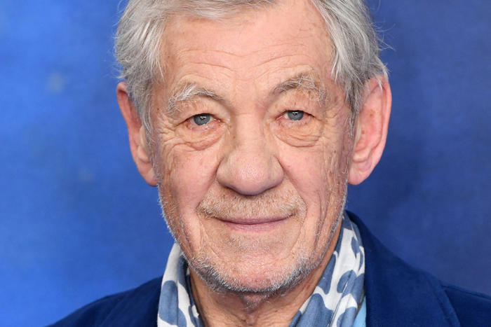 sir ian mckellen ‘taken to hospital after falling off stage’