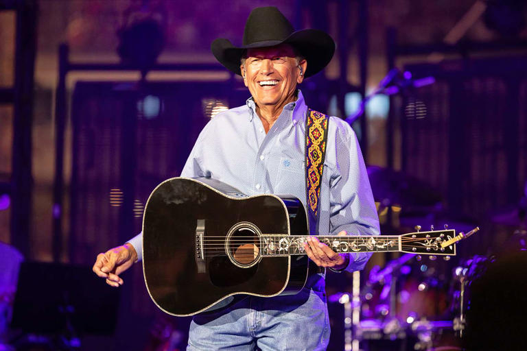 @alivecoverage / Courtesy of Messina Touring Group George Strait performs at Kyle Field in College Station, Texas on June 15, 2024