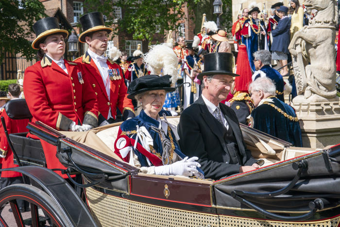 british royal family unite for history-making traditional ceremony