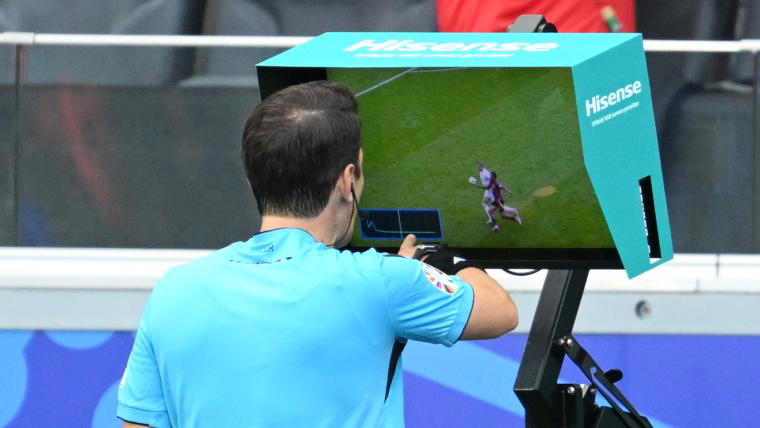 var contact sensor debuts in belgium match at euro 2024 as chip in soccer ball enables ekg 