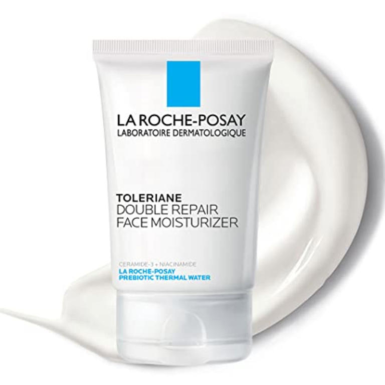 La Roche-Posay Toleriane Double Repair Face Moisturizer, Daily Moisturizer Face Cream with Ceramide and Niacinamide for All Skin Types, Oil Free, Fragrance Free (Amazon / Amazon)