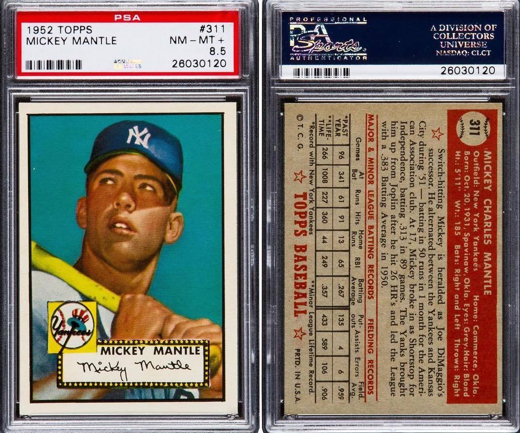 These are the most expensive sports trading cards