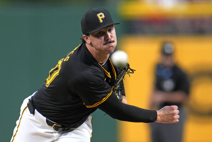 paul skenes wins his fourth straight decision and leads pirates over reds 4-1