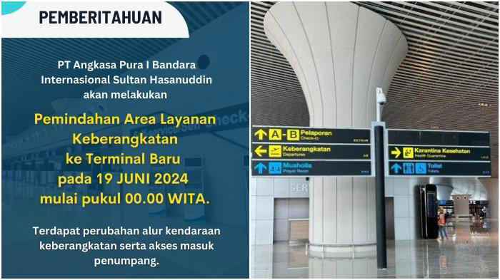 pengumuman pengoperasian terminal baru bandara sultan hasanuddin makassar ditunda