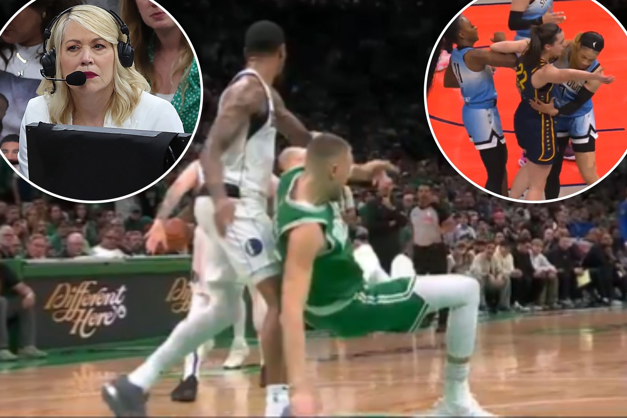 Doris Burke Makes Caitlin Clark Joke After Hard NBA Finals Foul